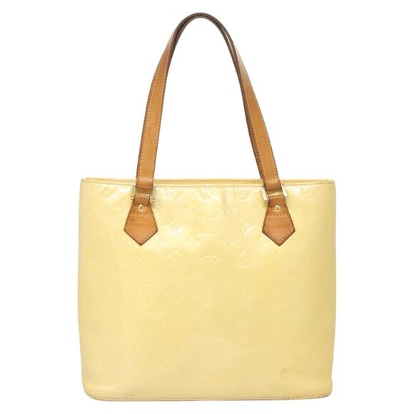 LOUIS VUITTON Monogram Vernis Houston Hand Bag Perle M91342 - Picture 2 of 13